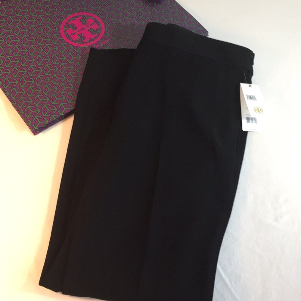 Tory Burch "Rosetta Pant" black, size 8, NEW w/bag